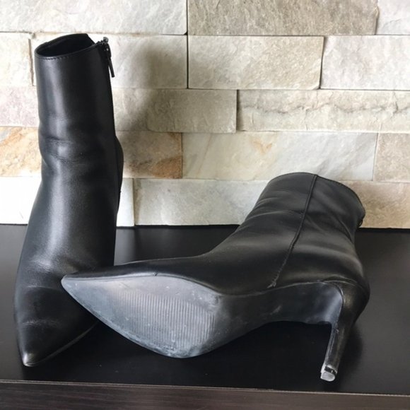 SFW Pointed Leather Boots - Picture 8 of 9